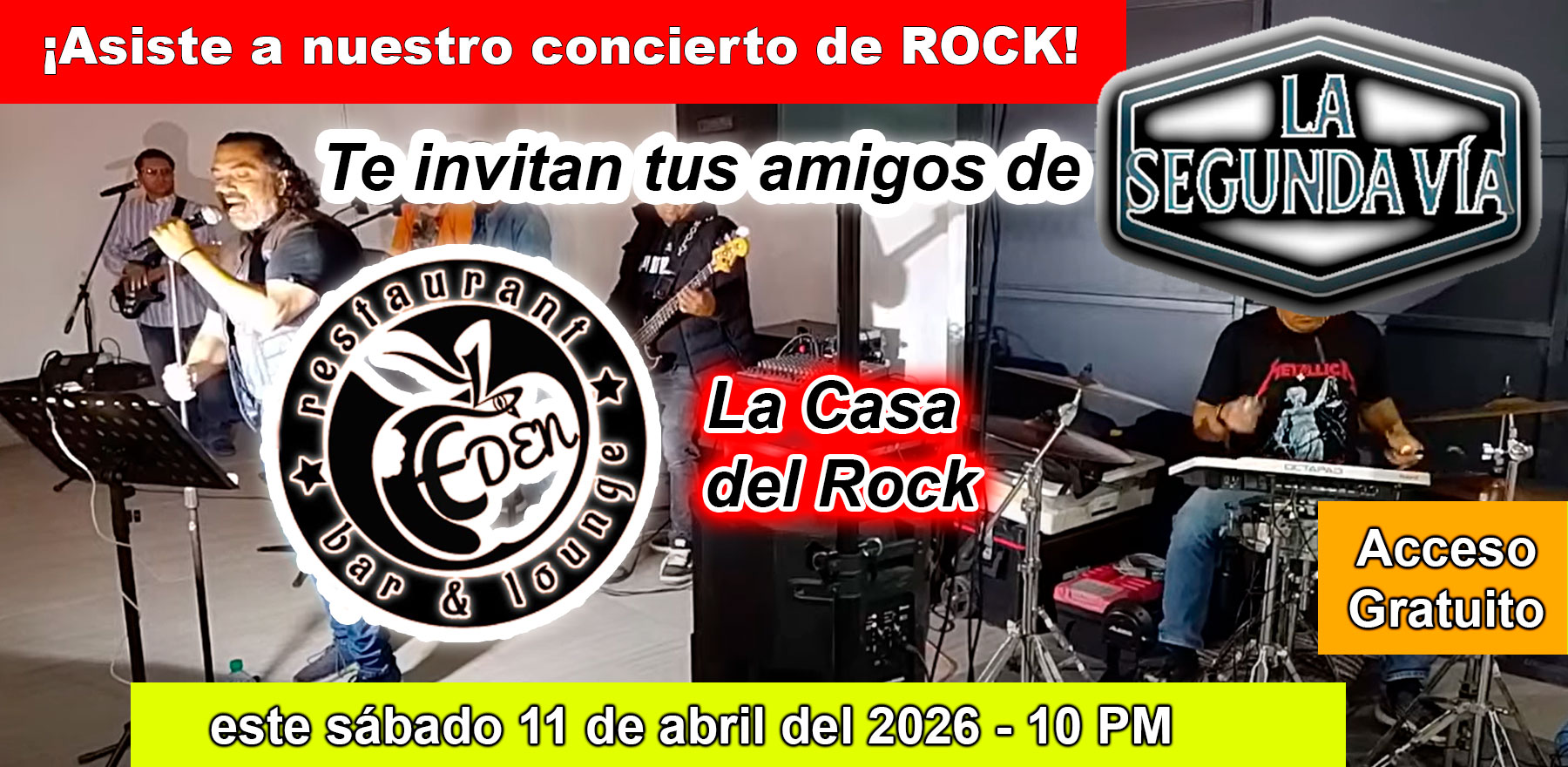 Enlace permanente a: Eden Bar Lounge – La Casa del Rock
